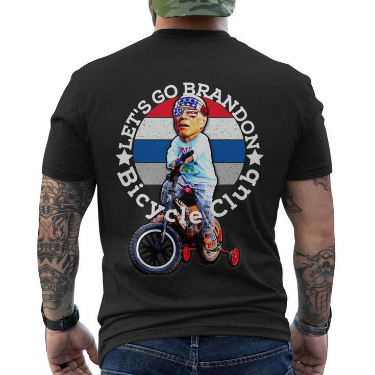 Joe Biden Bicycle Crash Bike Wreck Im Good Ridin With Biden Men's Crewneck Short Sleeve Back Print T-shirt