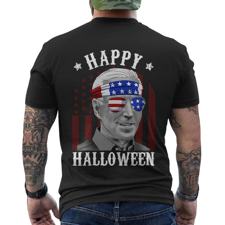 Joe Biden Happy Halloween Funny 4Th Of July V2 Men's Crewneck Short Sleeve Back Print T-shirt