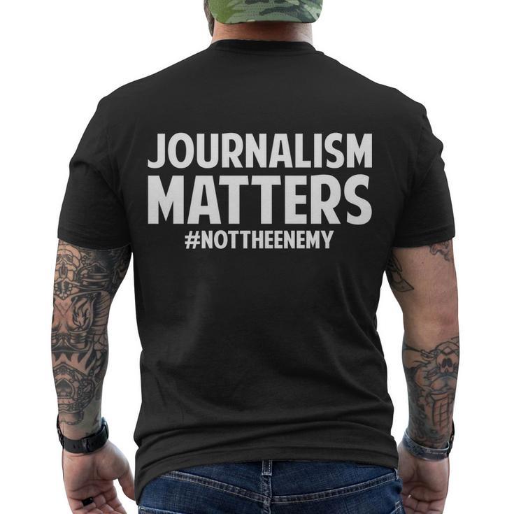 Journalism Matters Tshirt Men's Crewneck Short Sleeve Back Print T-shirt