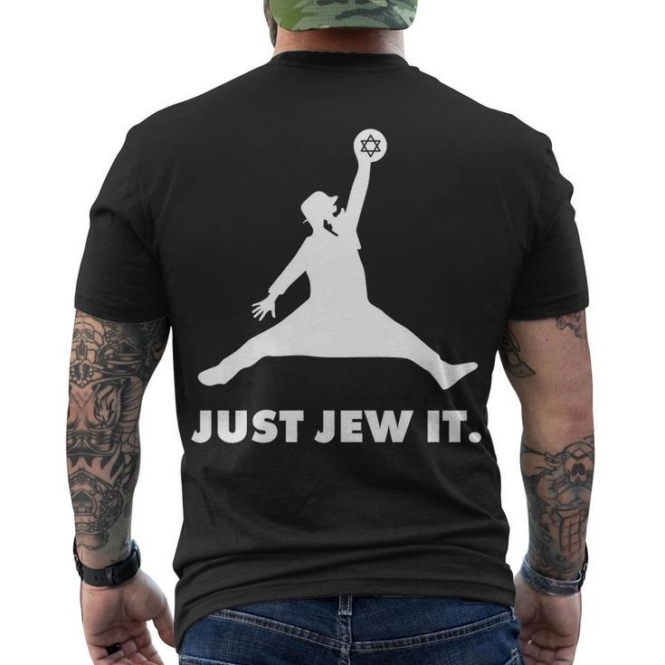 Just Jew It V2 Men's Crewneck Short Sleeve Back Print T-shirt