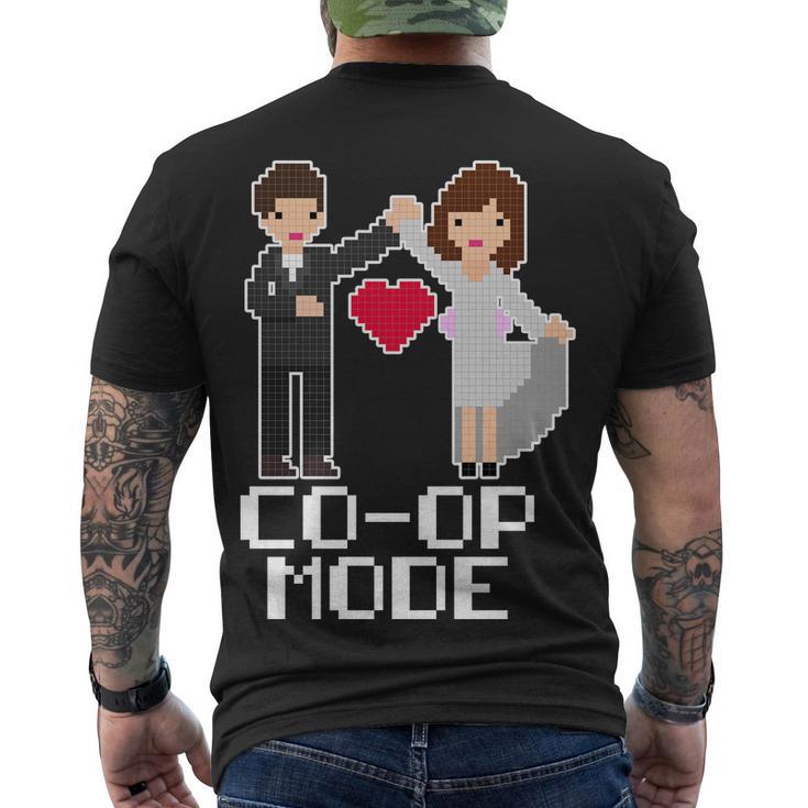 Just Married Co-Op Mode Funny Marriage Men's Crewneck Short Sleeve Back Print T-shirt