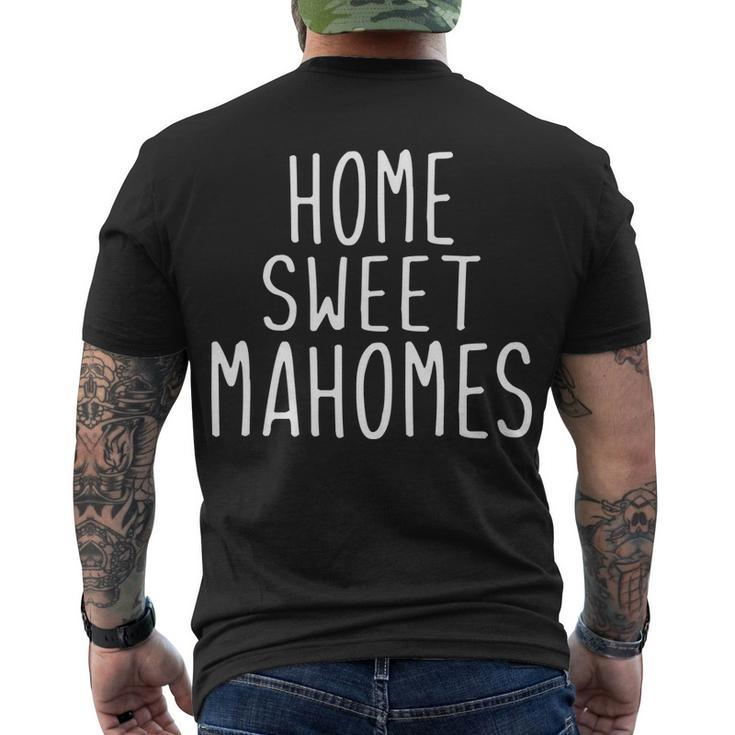 Kansas City Home Sweet Mahomes Men's Crewneck Short Sleeve Back Print T-shirt
