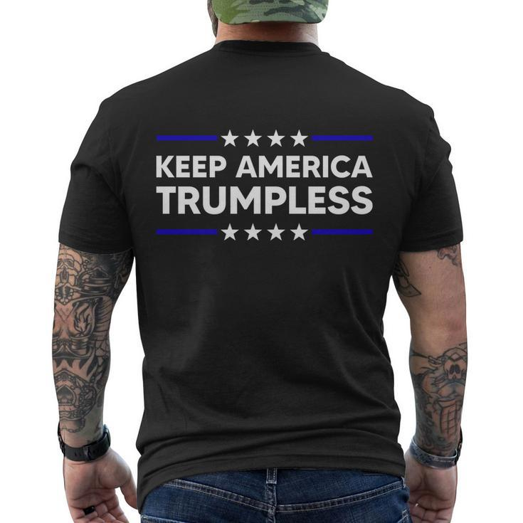 Keep America Trumpless Gift Keep America Trumpless Gift V3 Men's Crewneck Short Sleeve Back Print T-shirt