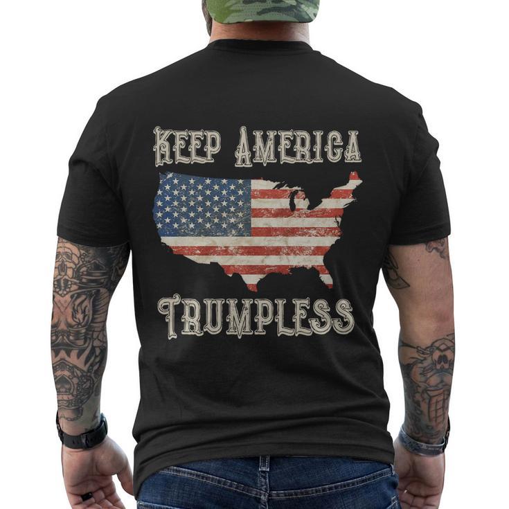 Keep America Trumpless Great Gift V3 Men's Crewneck Short Sleeve Back Print T-shirt