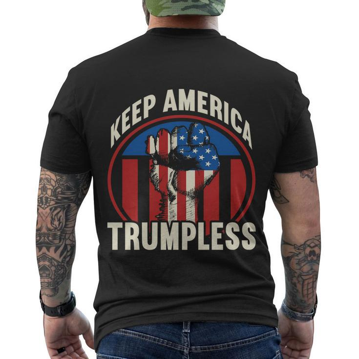 Keep America Trumpless Great Gift V4 Men's Crewneck Short Sleeve Back Print T-shirt