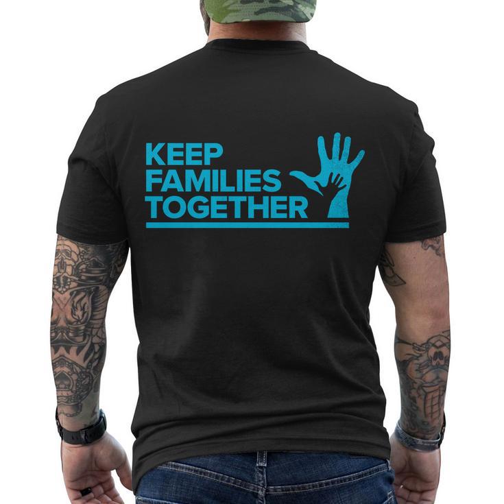 Keep Families Together V2 Men's Crewneck Short Sleeve Back Print T-shirt