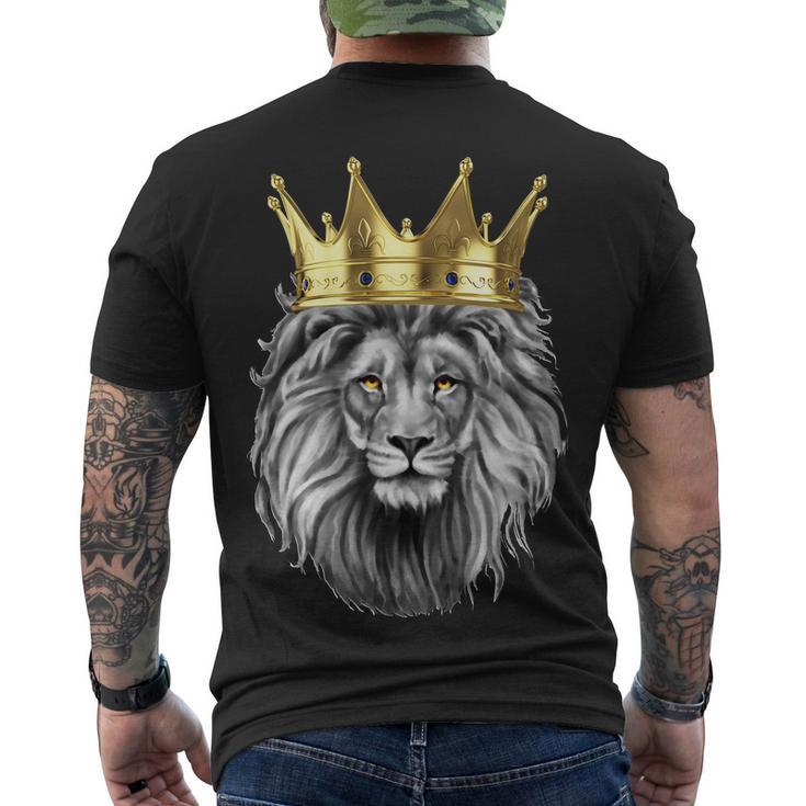 King Of Lions Tshirt Men's Crewneck Short Sleeve Back Print T-shirt