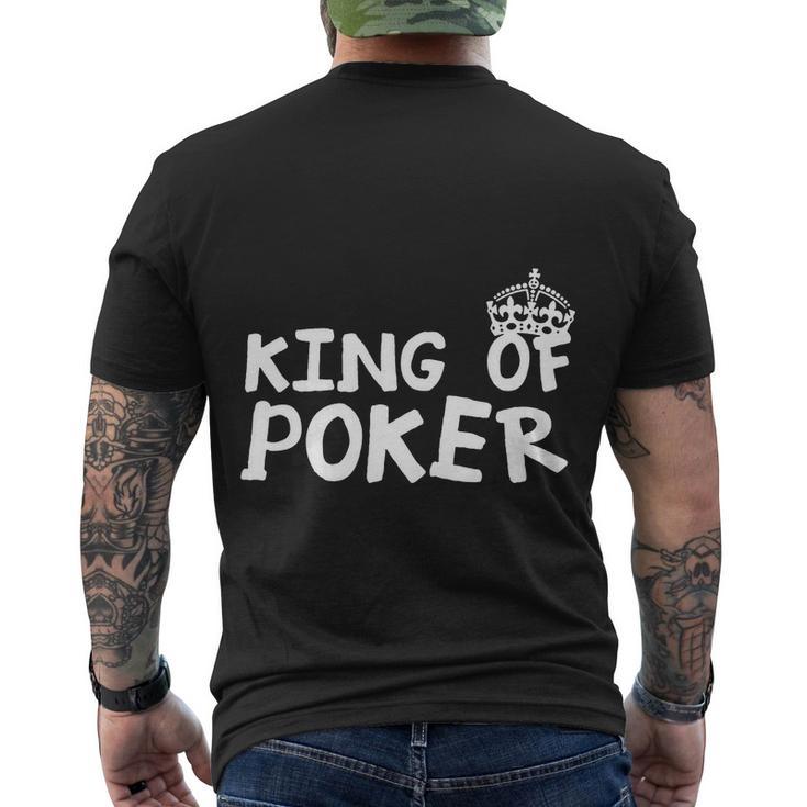 King Of Poker Men's Crewneck Short Sleeve Back Print T-shirt