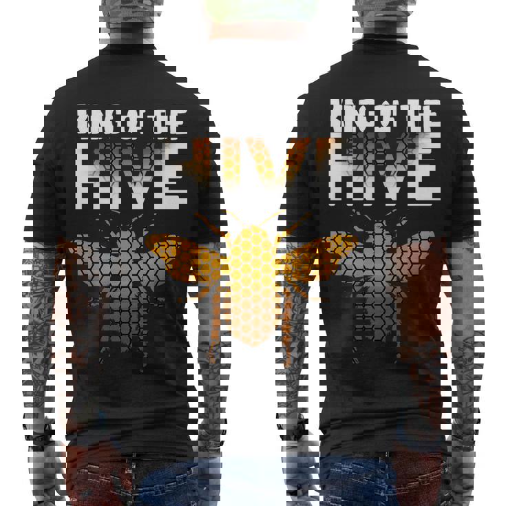 King Of The Hive Men's Crewneck Short Sleeve Back Print T-shirt