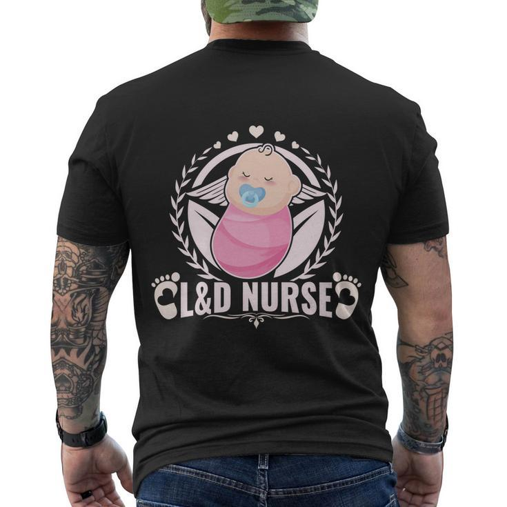 L And D Nurse Labor And Delivery Nurse Men's T-shirt Back Print