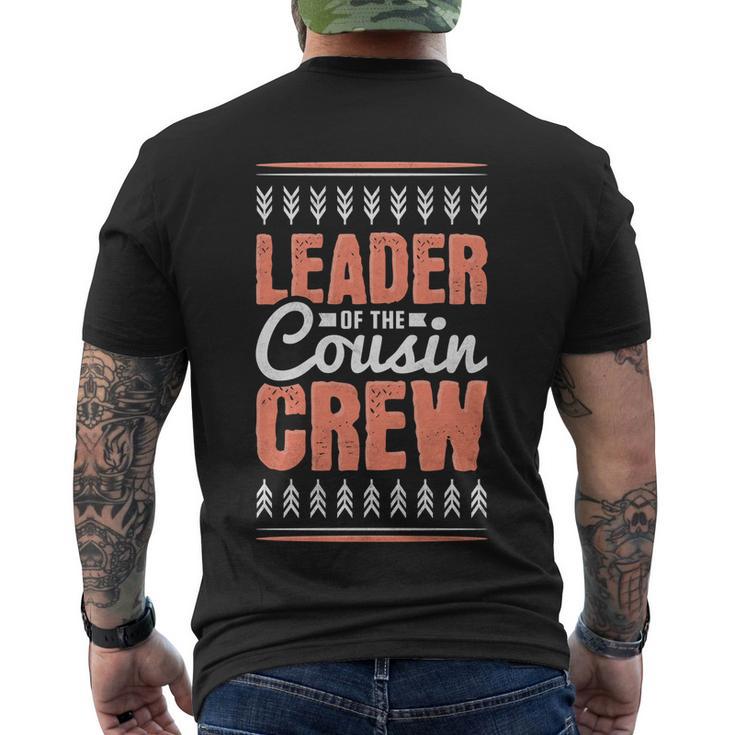 Leader Of The Cousin Crew Cute Gift Men's Crewneck Short Sleeve Back Print T-shirt