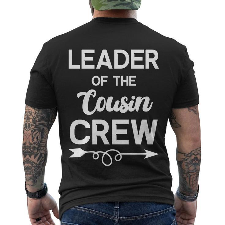 Leader Of The Cousin Crew Tee Leader Of The Cousin Crew Gift Men's Crewneck Short Sleeve Back Print T-shirt