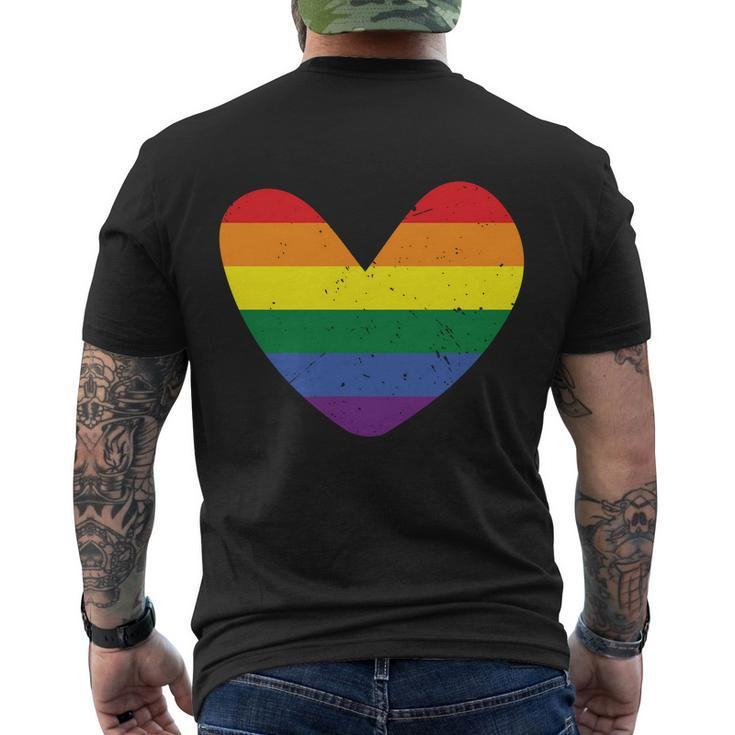 Left Time Lgbt Gay Pride Lesbian Bisexual Ally Quote Men's Crewneck Short Sleeve Back Print T-shirt