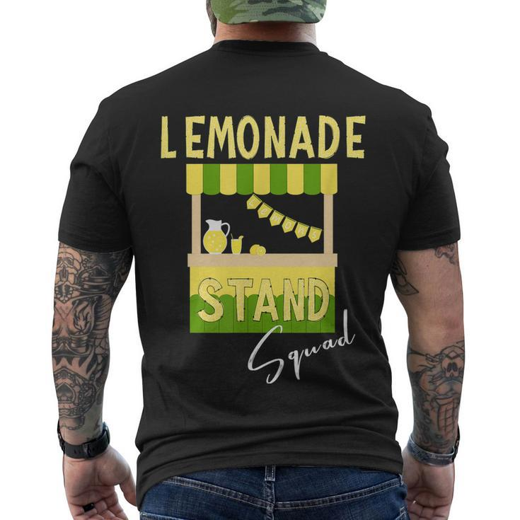 Lemonade Stand Squad Lemon Juice Drink Lover Men's Crewneck Short Sleeve Back Print T-shirt