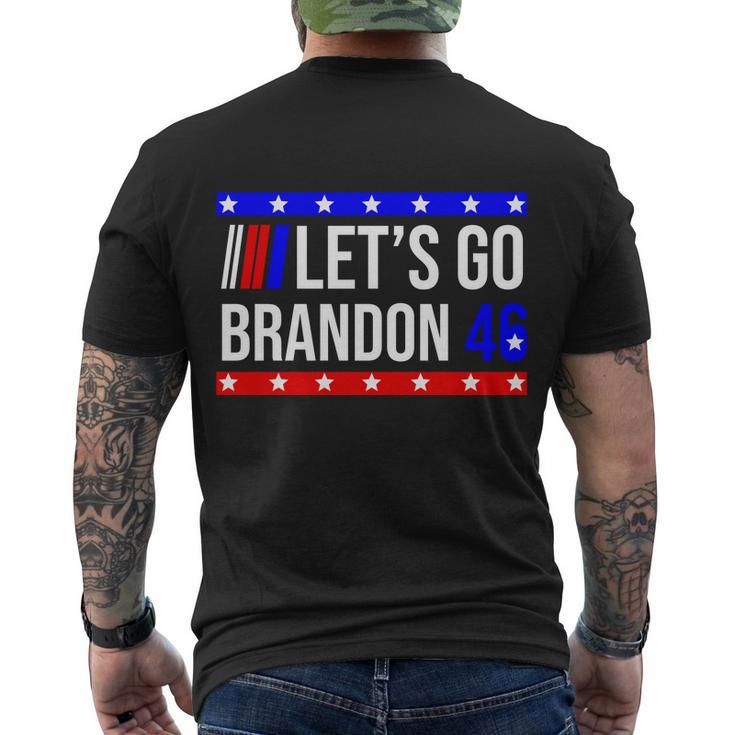 Lets Go Brandon 46 Conservative Anti Liberal Tshirt Men's Crewneck Short Sleeve Back Print T-shirt