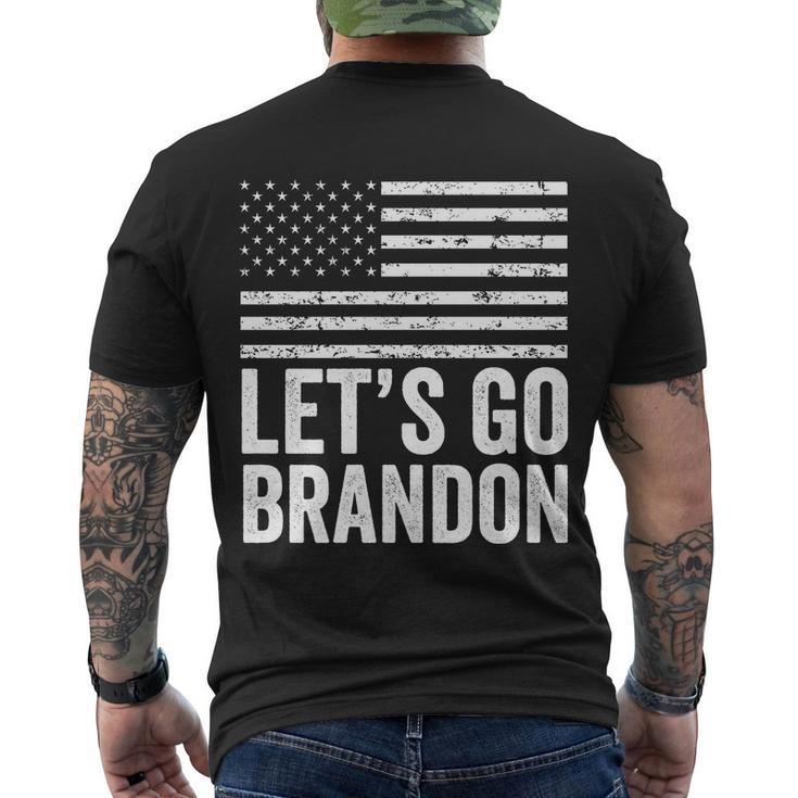 Lets Go Brandon Fjb Ultra Maga Joe Biden 4Th Of July Tshirt Men's Crewneck Short Sleeve Back Print T-shirt