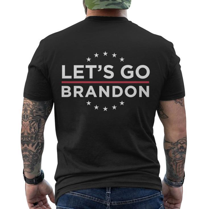 Lets Go Brandon Fjb V2 Men's Crewneck Short Sleeve Back Print T-shirt