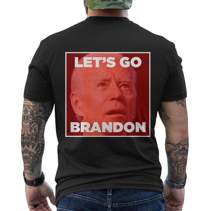 Lets Go Brandon Joe Apparel Tshirt Men's Crewneck Short Sleeve Back Print T-shirt