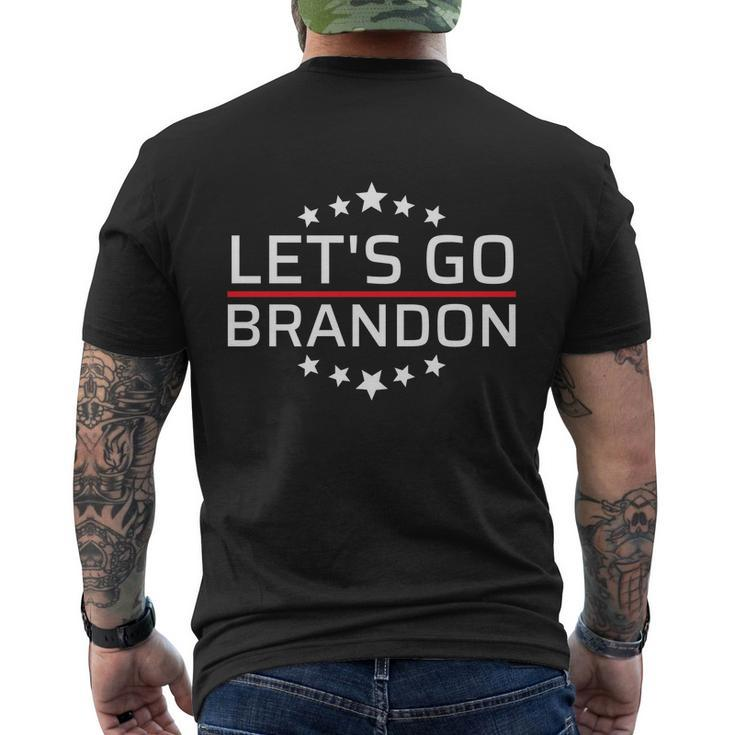 Lets Go Brandon Lets Go Brandon Lets Go Brandon Lets Go Brandon Men's Crewneck Short Sleeve Back Print T-shirt
