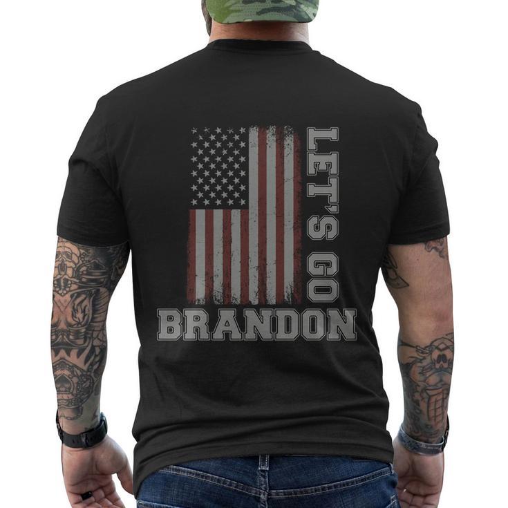 Lets Go Brandon Lets Go Brandon Tshirt Men's Crewneck Short Sleeve Back Print T-shirt