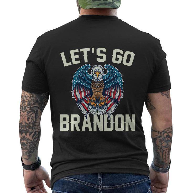 Lets Go Brandon Lets Go Brandon V2 Men's Crewneck Short Sleeve Back Print T-shirt