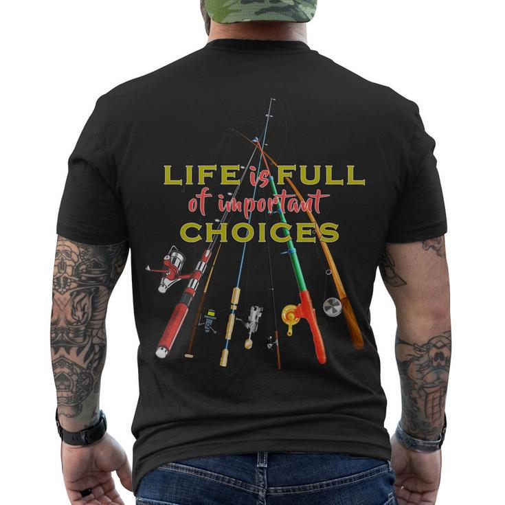 Life Full Of Choices Tshirt Men's Crewneck Short Sleeve Back Print T-shirt