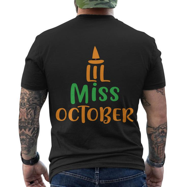 Lil Miss October Halloween Quote V2 Men's Crewneck Short Sleeve Back Print T-shirt