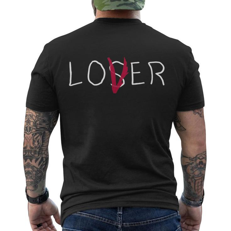 Loser Lover Dark Shirt Tshirt Men's Crewneck Short Sleeve Back Print T-shirt