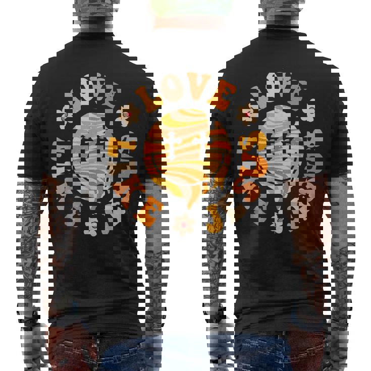 Love Like Jesus Christian God Lover Words On Back V2 Men's T-shirt Back Print