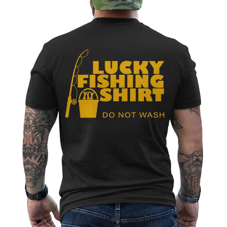 Lucky Fishing V2 Men's Crewneck Short Sleeve Back Print T-shirt