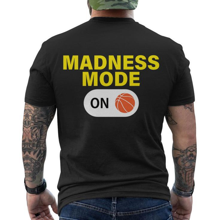Madness Mode On Men's Crewneck Short Sleeve Back Print T-shirt