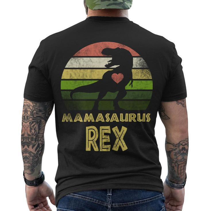 Mamasaurus Rex Tshirt Men's Crewneck Short Sleeve Back Print T-shirt