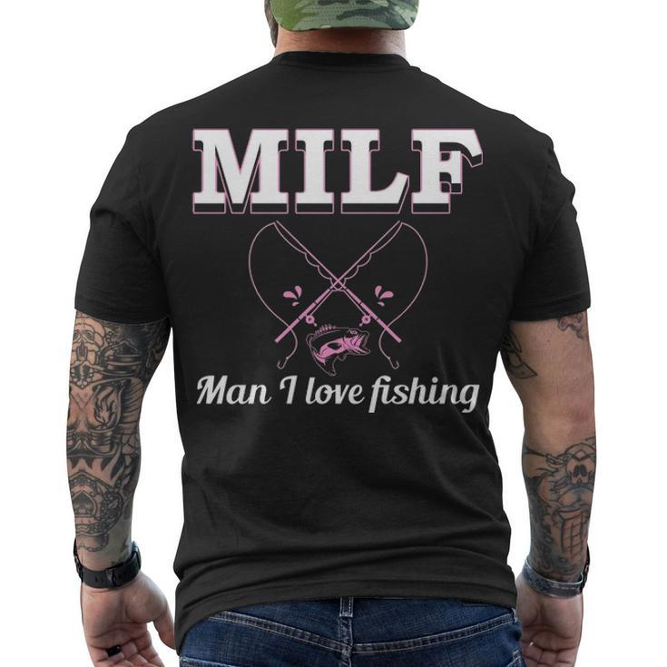 Man I Love Fishing V2 Men's Crewneck Short Sleeve Back Print T