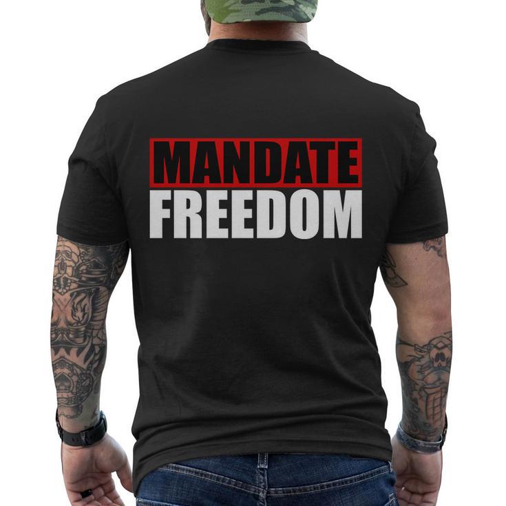 Mandate Freedom V2 Men's Crewneck Short Sleeve Back Print T-shirt