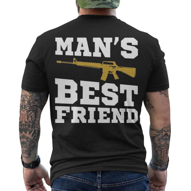 Mans Best Friend V2 Men's Crewneck Short Sleeve Back Print T-shirt