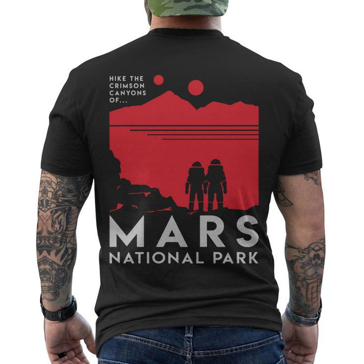 Mars National Park Tshirt Men's Crewneck Short Sleeve Back Print T-shirt