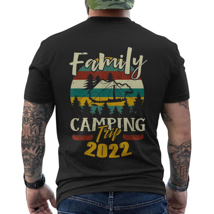 Matching Vacation Matching Family Camping Trip  Men's Crewneck Short Sleeve Back Print T-shirt