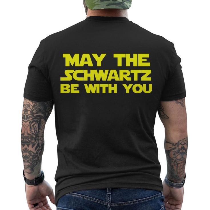 May The Schwartz Be With You Tshirt Men's Crewneck Short Sleeve Back Print T-shirt