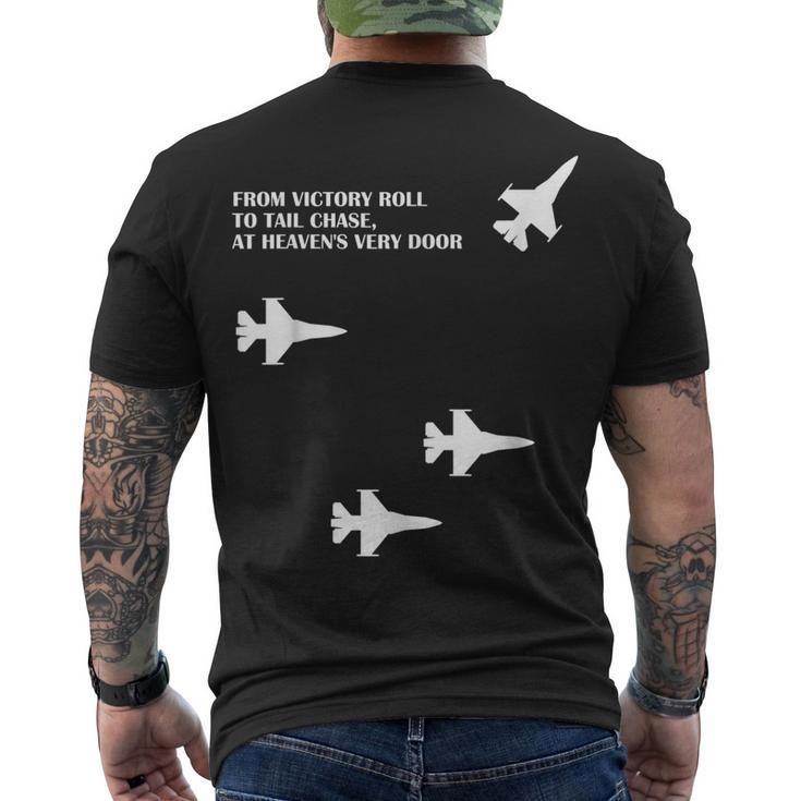 Military Missing Man Formation Men's T-shirt Back Print