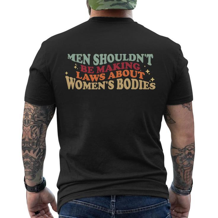 Mind Your Own Uterus V10 Men's Crewneck Short Sleeve Back Print T-shirt
