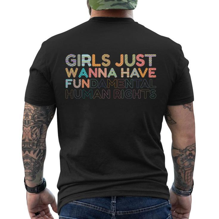 Mind Your Own Uterus V4 Men's Crewneck Short Sleeve Back Print T-shirt