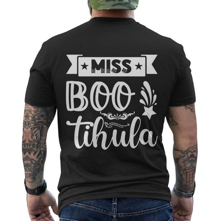 Miss Boo Tihula Funny Halloween Quote Men's Crewneck Short Sleeve Back Print T-shirt