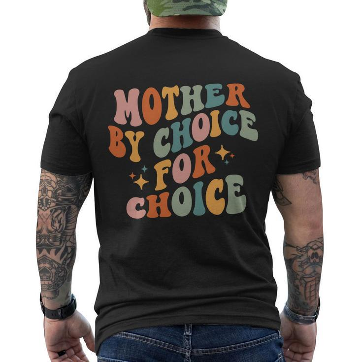 Mother By Choice For Choice Protect Roe V Wade 1973 Vintage Men's Crewneck Short Sleeve Back Print T-shirt