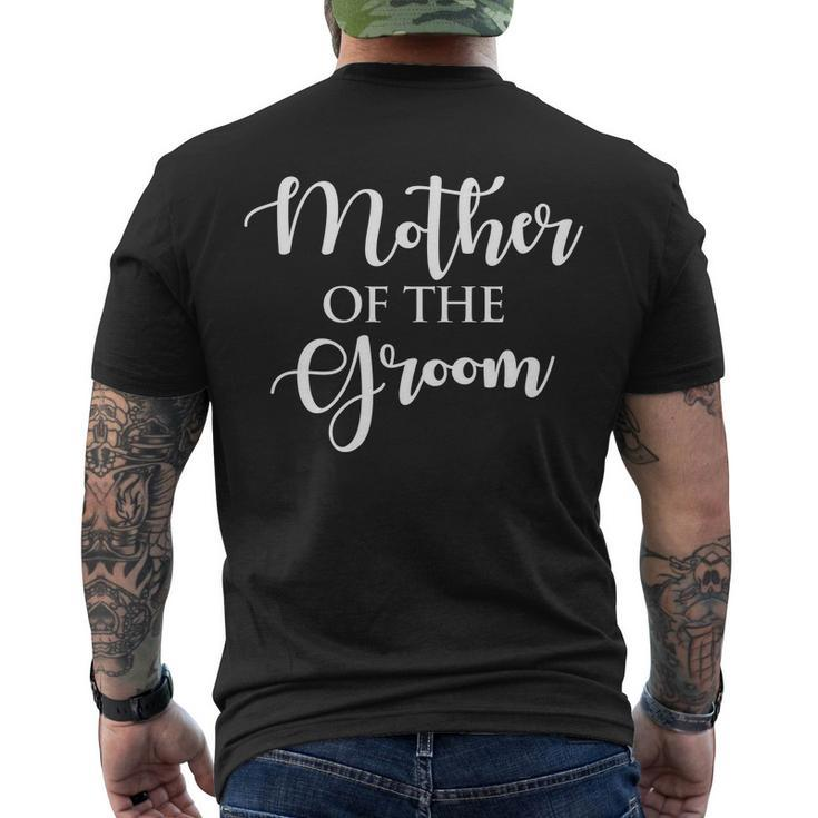 Mother Of The Groom Men's Crewneck Short Sleeve Back Print T-shirt