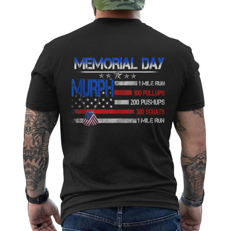 Murph 2022 Memorial Day Shirt Patriotic Day Tee Tshirt Men's Crewneck Short Sleeve Back Print T-shirt