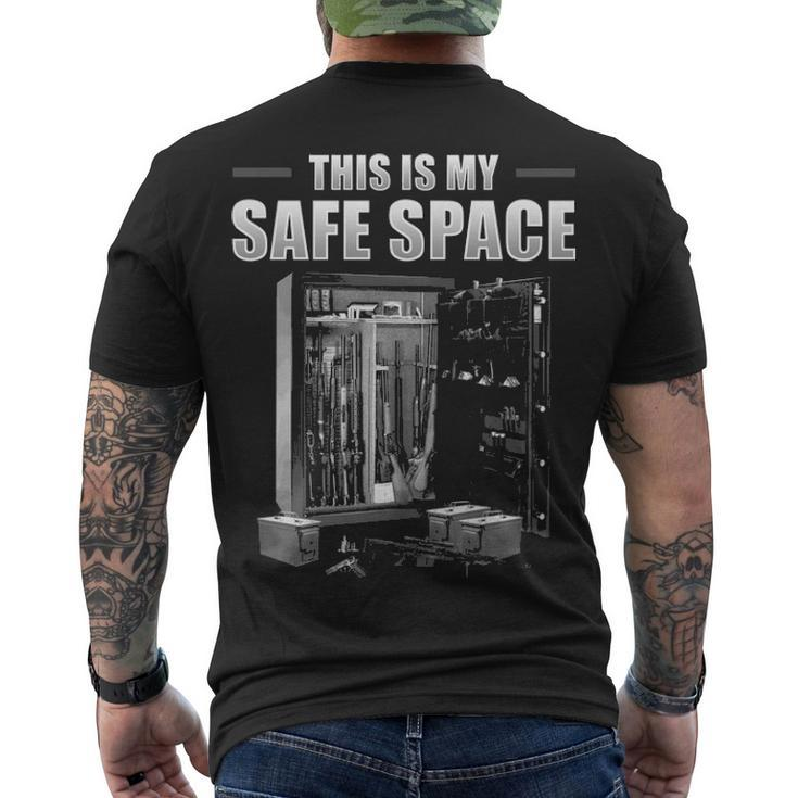 My Safe Space Men's Crewneck Short Sleeve Back Print T-shirt