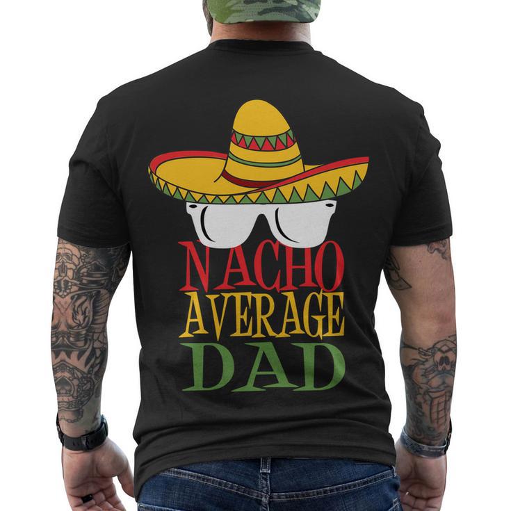 Nacho Average Dad V2 Men's Crewneck Short Sleeve Back Print T-shirt