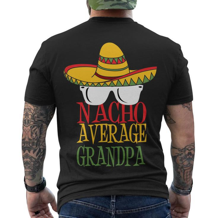 Nacho Average Grandpa Tshirt Men's Crewneck Short Sleeve Back Print T-shirt