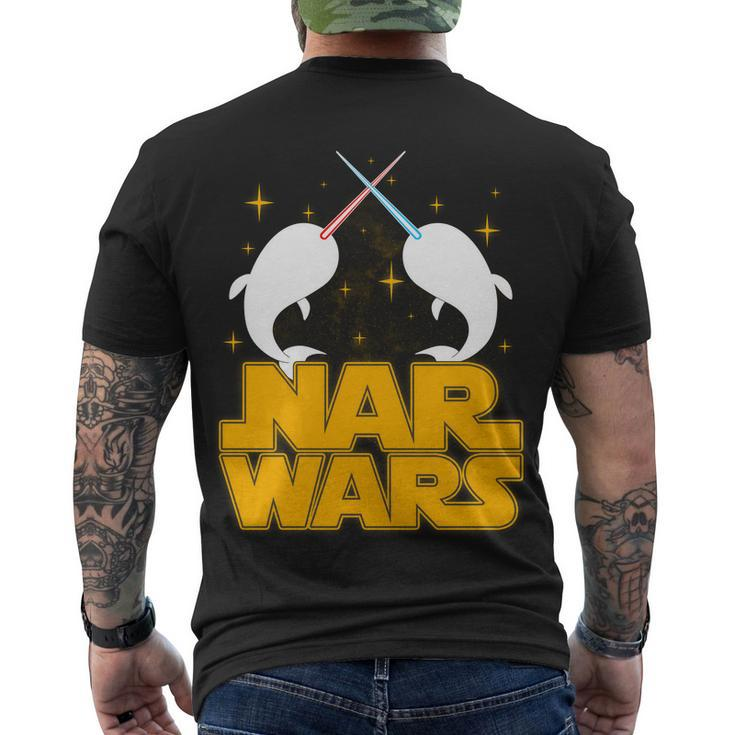 Nar Wars Men's Crewneck Short Sleeve Back Print T-shirt