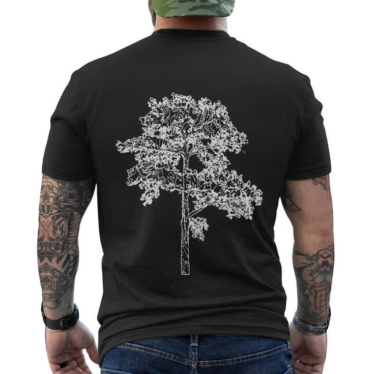 Nature Tree Tshirt Men's Crewneck Short Sleeve Back Print T-shirt